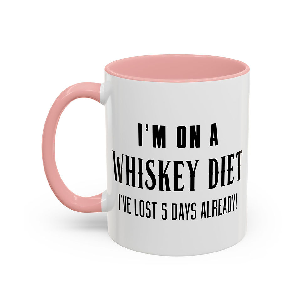 Thumbnail: I'm on a Whiskey Diet Mug – Sip your way to happiness, one glass at a time!