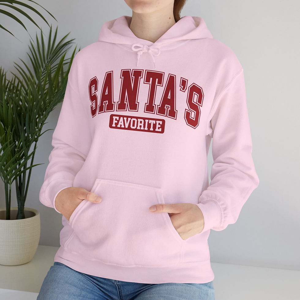 Thumbnail: Christmas Holiday Hoodie Sweatshirt-Unisex Heavy Blend, Santa's Favorite