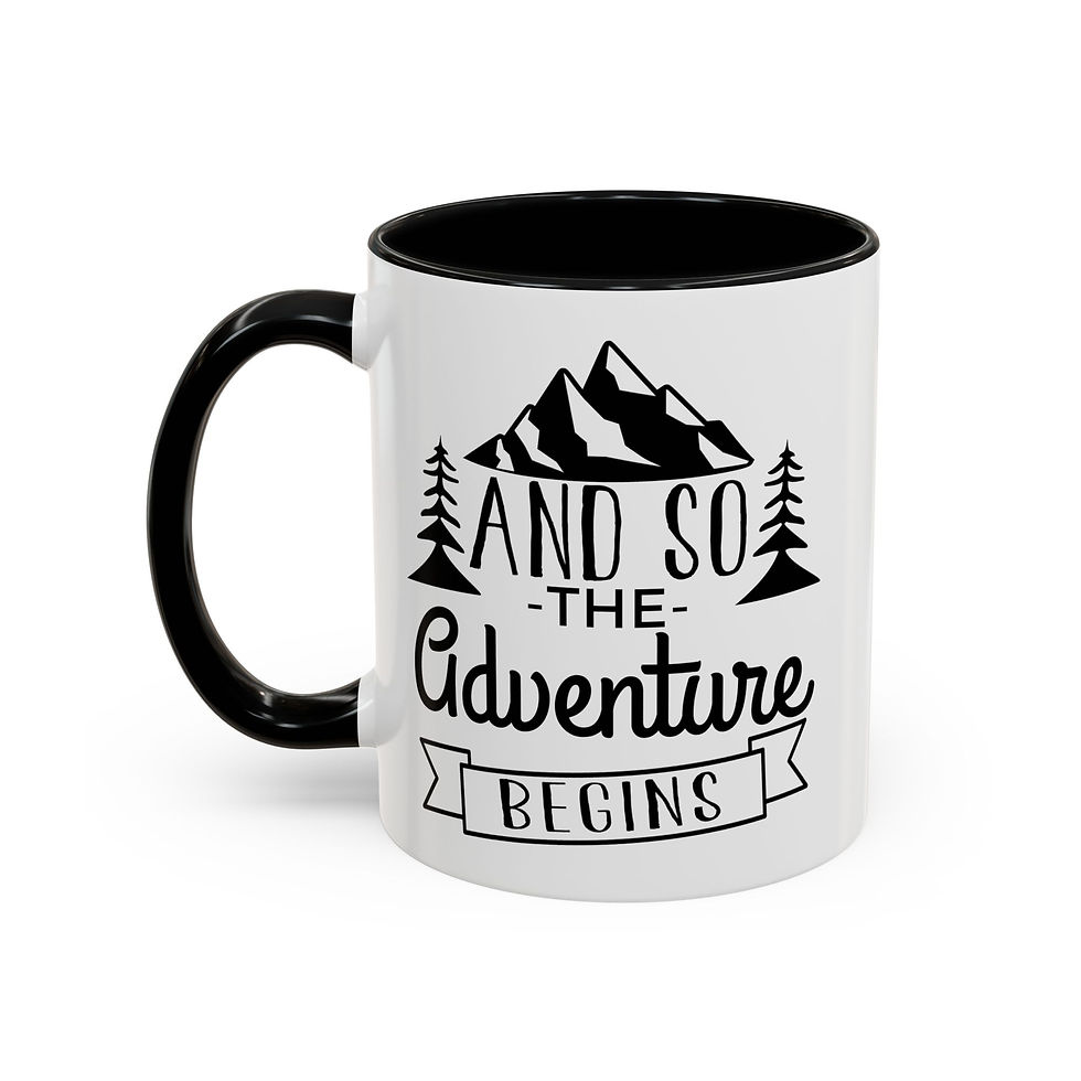 Thumbnail: Coffee Mug Camping Adventure-Funny Mug, Mug gift, Gift Mug, Camping mug