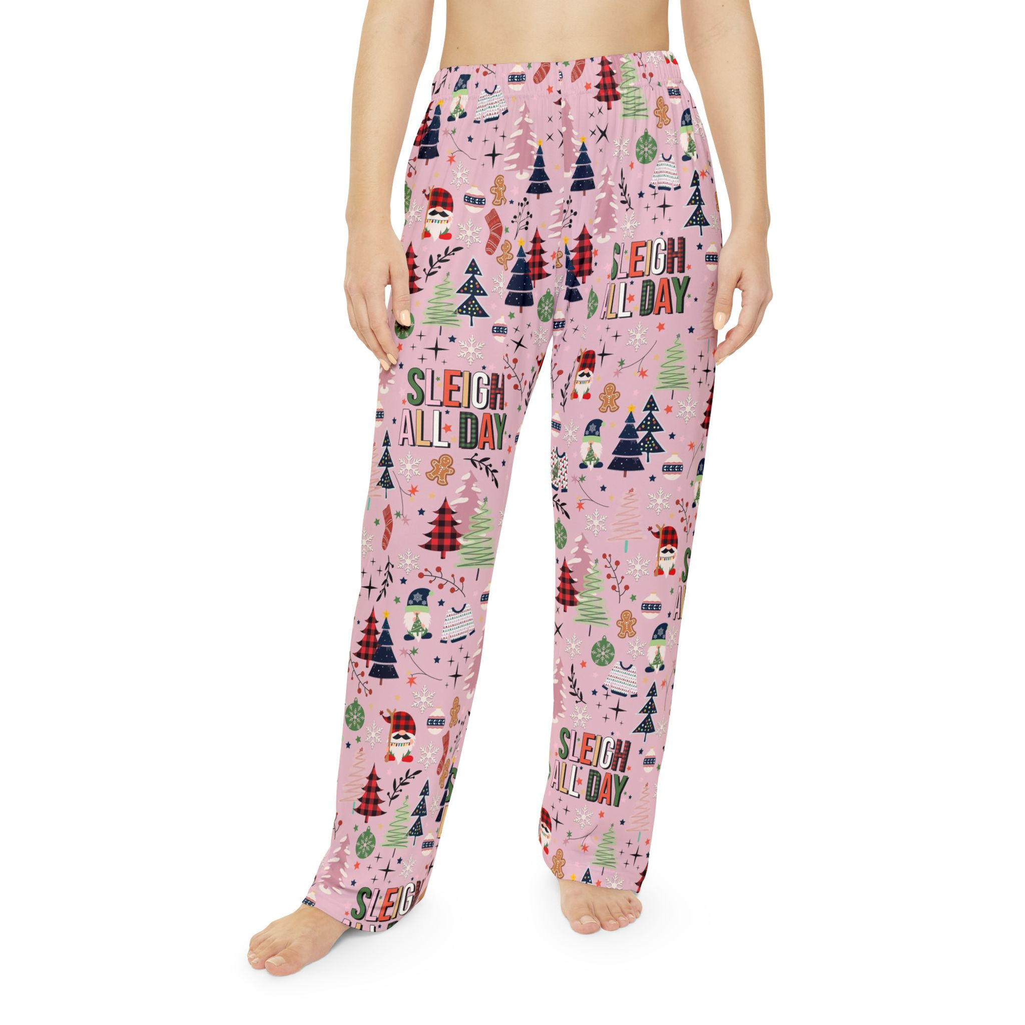 Women's Christmas Pajama Pants-Christmas All Over Print Christmas Pajama