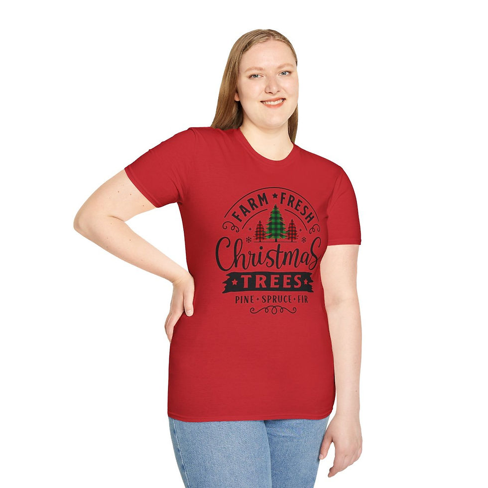 Thumbnail: Christmas Shirt-Christmas Shirt Gift, Womans shirt, Christmas tree shirt