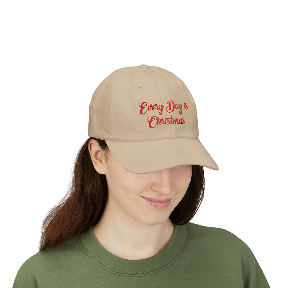 Thumbnail: Every Day is Christmas - Classic Dad Embroidery Christmas Hat
