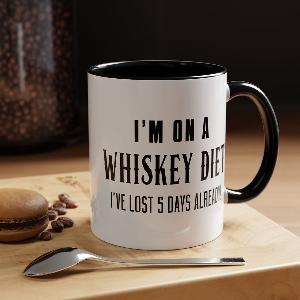 Thumbnail: I'm on a Whiskey Diet Mug – Sip your way to happiness, one glass at a time!