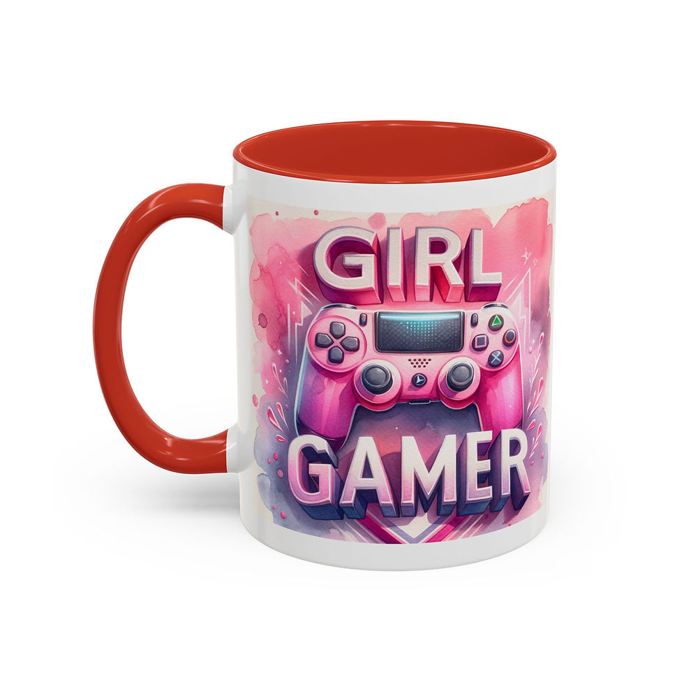Thumbnail: GAMER's Life Mug – Level up your coffee breaks with gaming style!, Girl Gamer