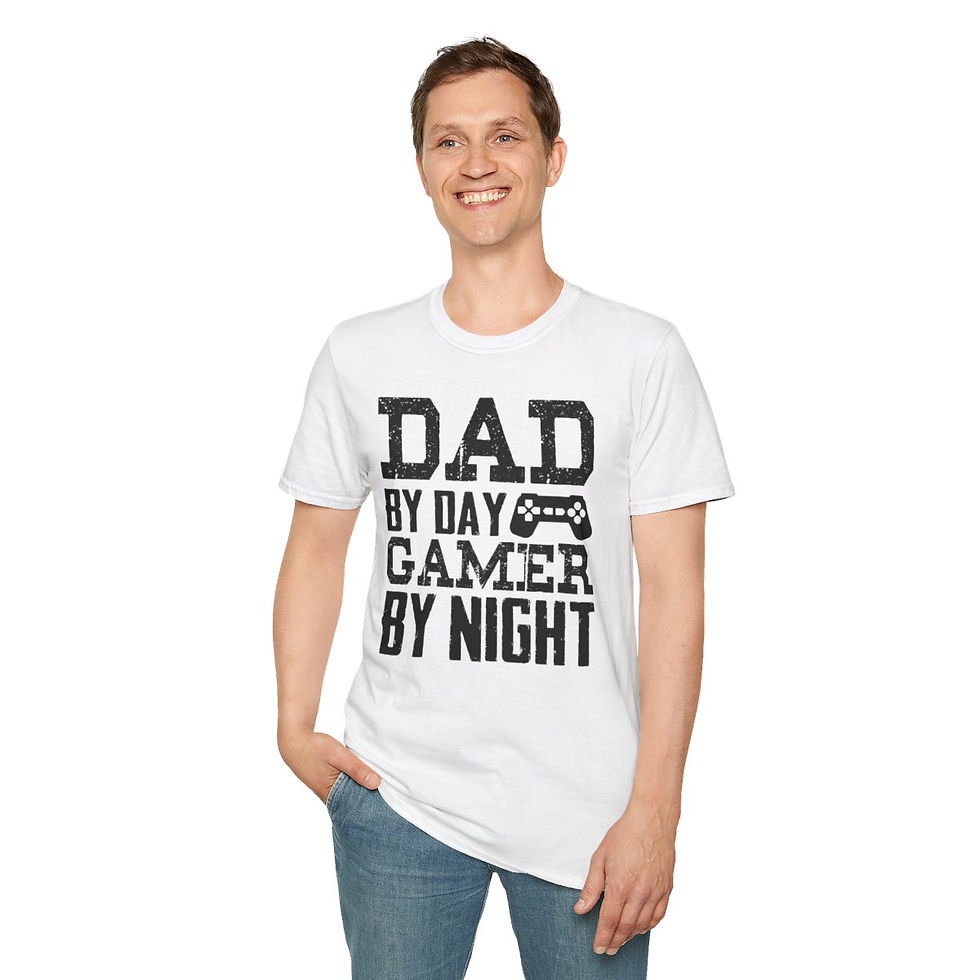 Thumbnail: Dad by Day, Gamer by Night-Gaming Dad, Gaming Shirt, Gamer Gift, Dad Gift