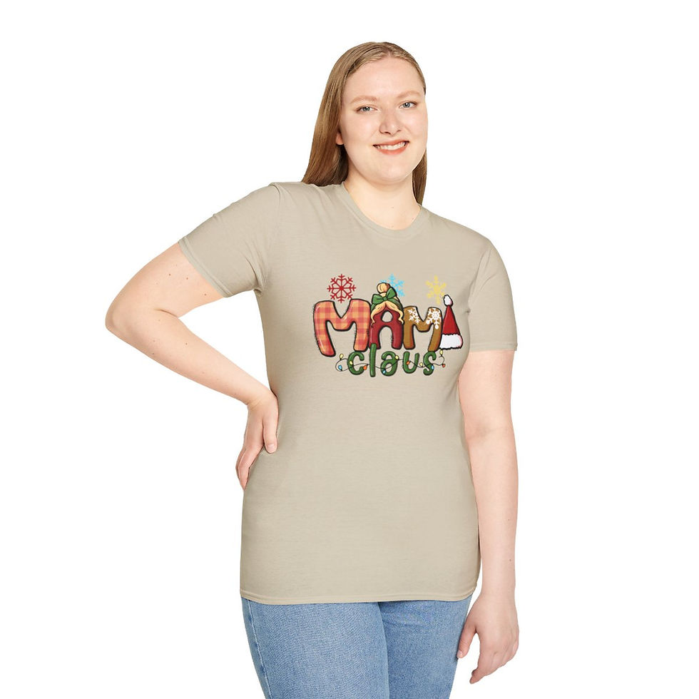 Thumbnail: Christmas Shirt-Christmas Shirt Gift, Womans shirt, Mama Claus shirt