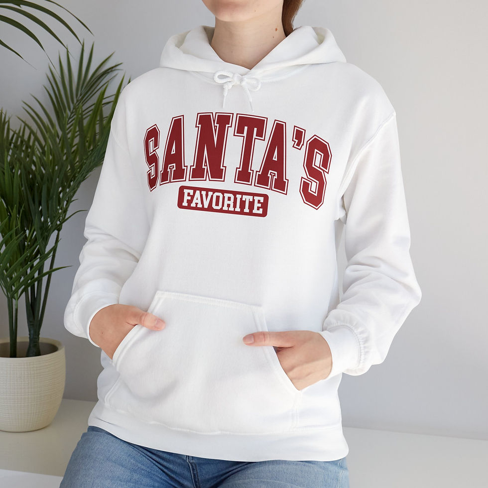 Thumbnail: Christmas Holiday Hoodie Sweatshirt-Unisex Heavy Blend, Santa's Favorite