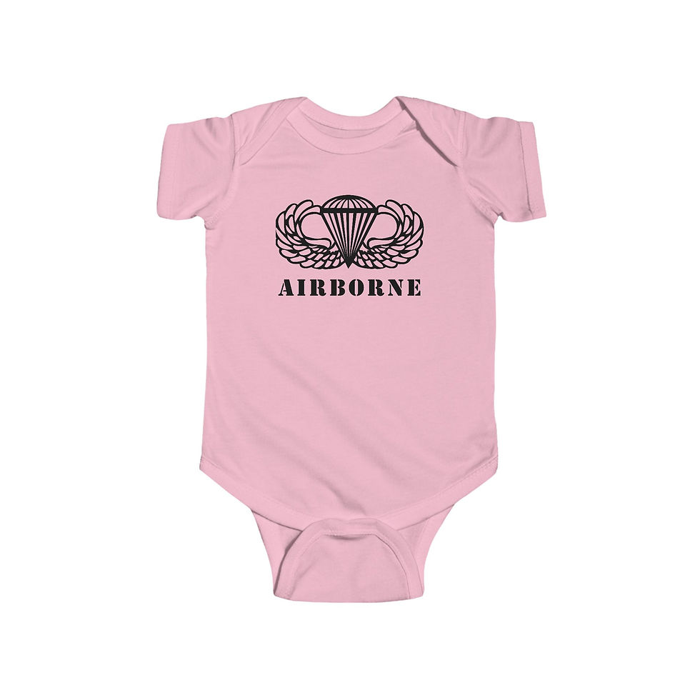 Thumbnail: Paratrooper Airborne - Baby Bodysuit, Cute Airborne baby outfit,Paratrooper baby