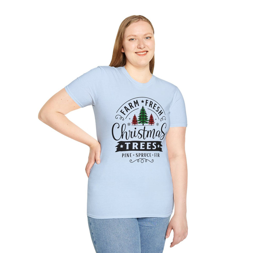 Thumbnail: Christmas Shirt-Christmas Shirt Gift, Womans shirt, Christmas tree shirt