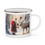 Thumbnail: Christmas Enamel Camping Mug-Children Christmas gift, Christmas Mug, Santa Claus