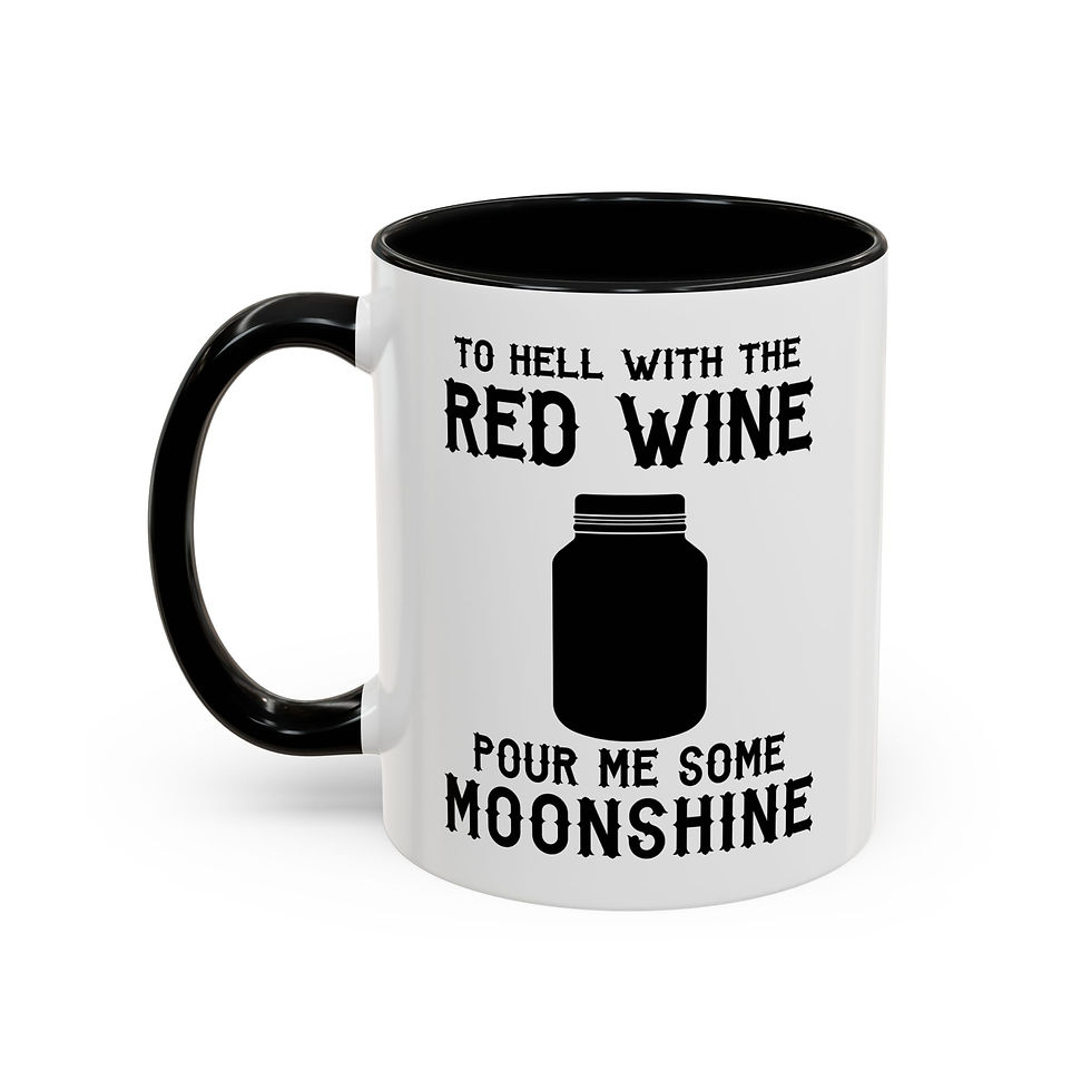 Thumbnail: Funny Moonshine Mug – Sip with a smile and a dash of country charm!