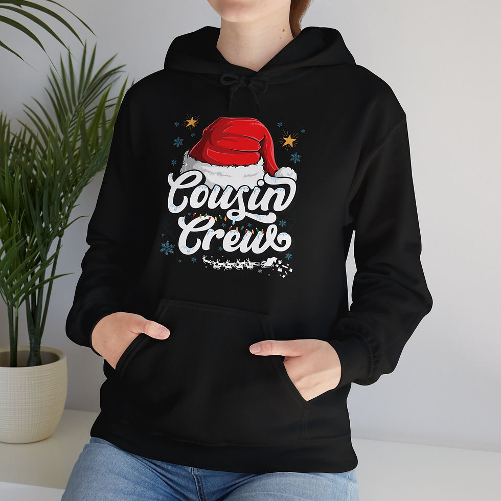 Thumbnail: Christmas Holiday Hoodie Sweatshirt-Unisex Heavy Blend
