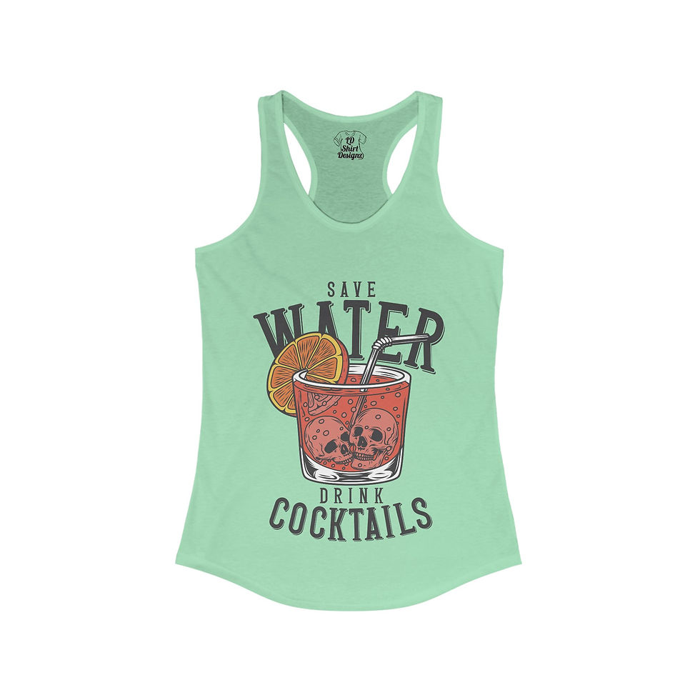 Thumbnail: Summer Beach Tank Top-Summer Tank Top, Women's Tank Top, Sand Waves and Sun