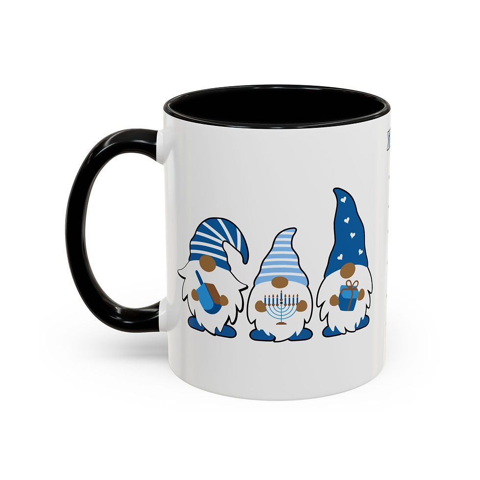 Thumbnail: Hanukkah Coffee Mug (11 oz. 15oz.)-Hanukkah Mug,Happy Hanukkah mug,Hanukkah gift