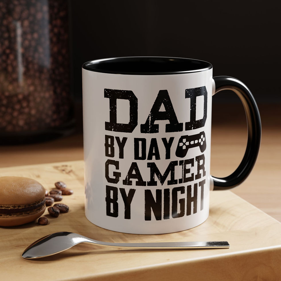 Thumbnail: Funny Gamer Dad Mug – Fuel up for fatherhood and gaming in style!
