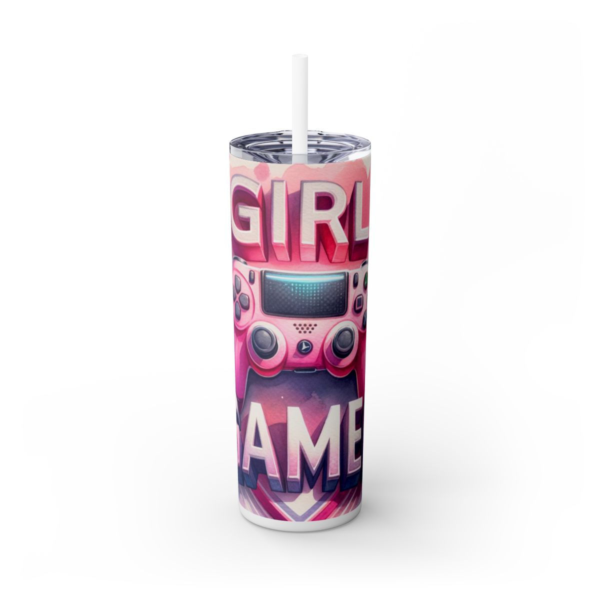 Gamers Life 20oz.Tumbler with Straw-Gamer Tumbler,Gamer gift,Gamers life tumbler