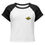 Thumbnail: Munwap-u Women’s micro rib raglan baby tee