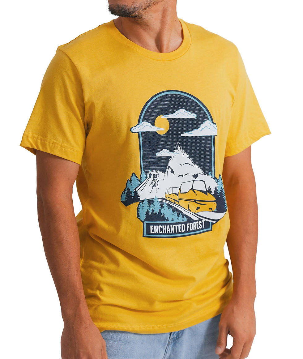 Thumbnail: Adult Enchanted Forest Ice Mountain T-Shirts
