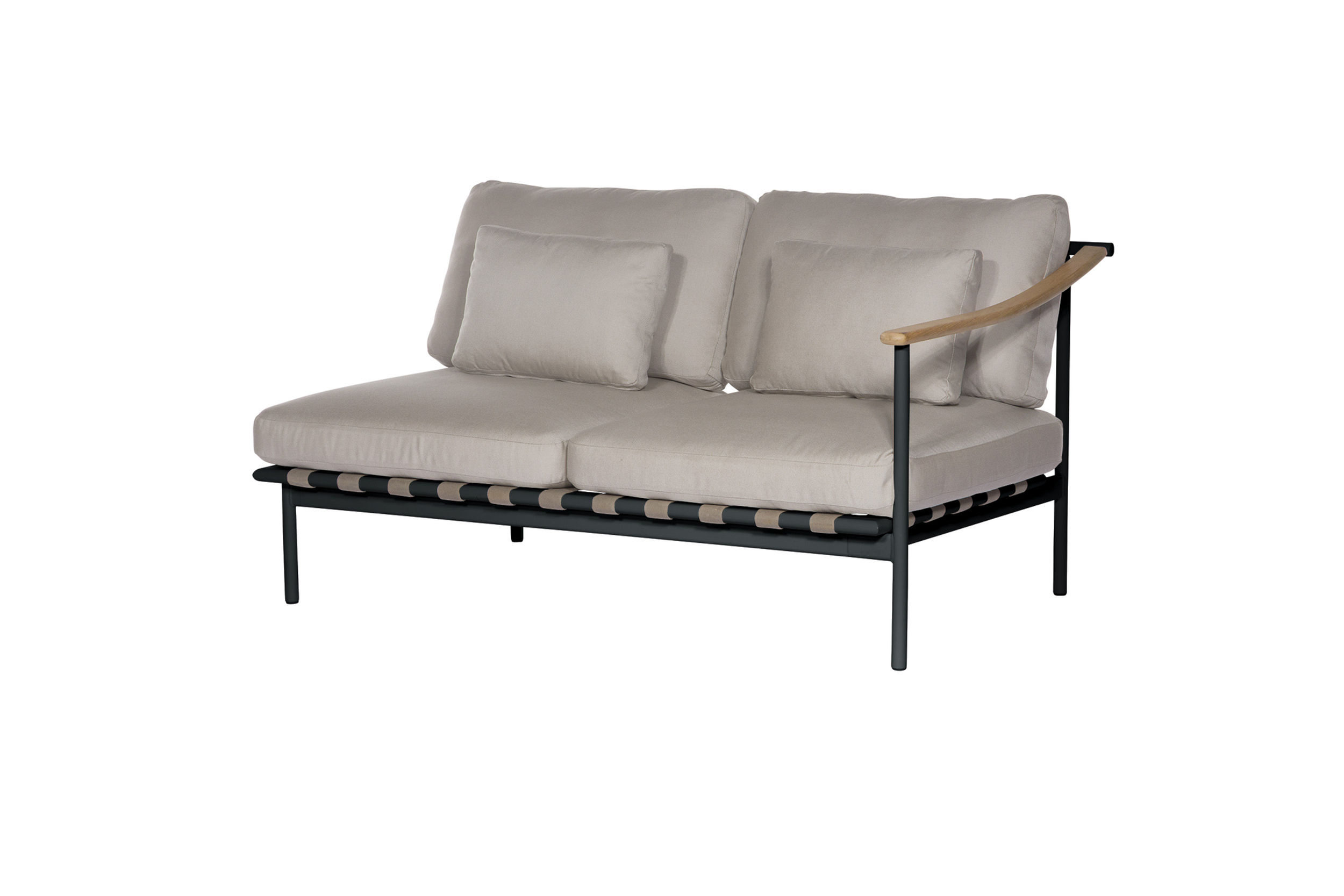 Barlow Tyrie Around Double Modular Garden Sofa Set – Corner / Table