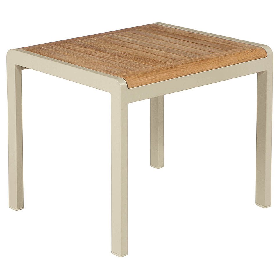 Thumbnail: Barlow Tyrie Aura Low Garden Coffee Table 50cm – Teak Top