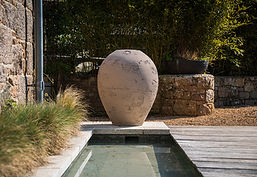 Torc Pots handcrafted luxury outdoor planters for modern garden styling