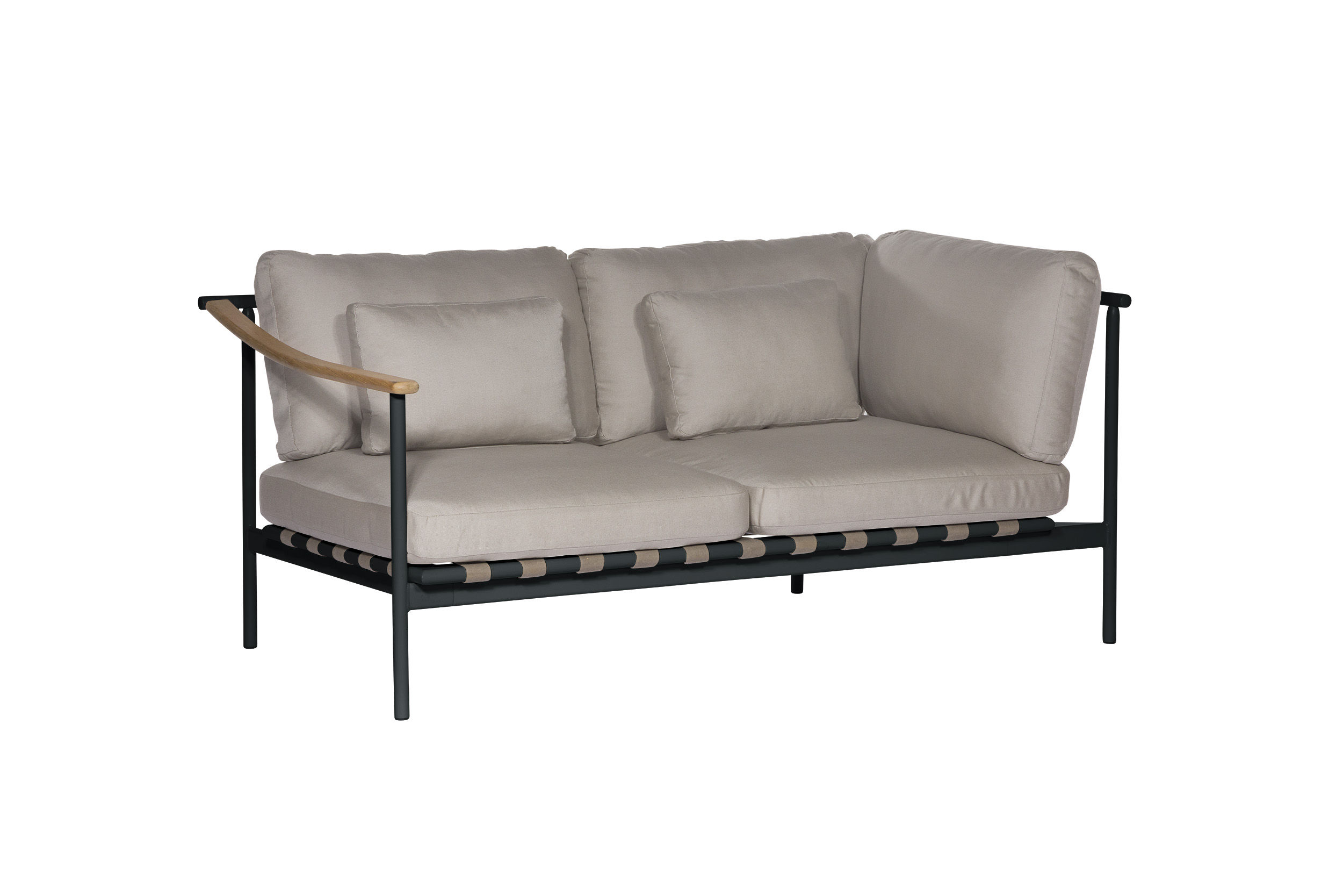 Barlow Tyrie Around Double Modular Garden Sofa Set – Table / Arm