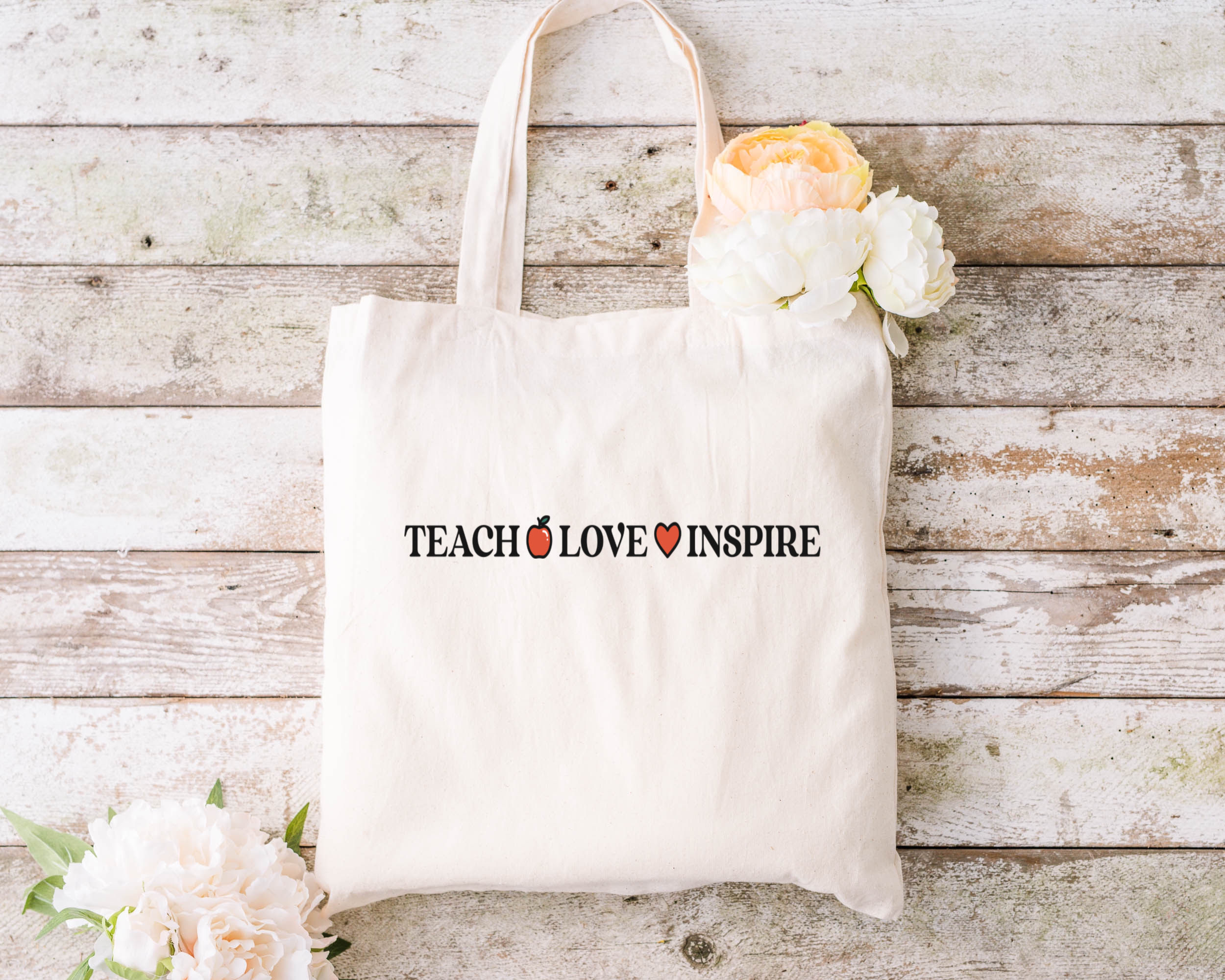 Teach Love Inspire Tote Bag