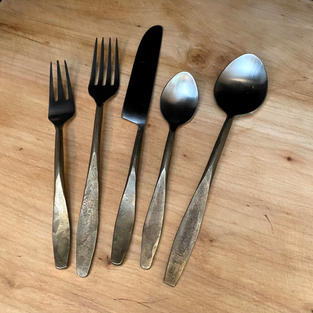 Antique Gold Flatware