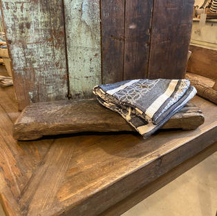 Found Decorative Wood Pedestal