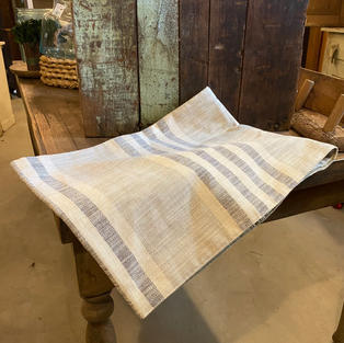 Cotton Woven Striped Runner