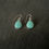 Thumbnail: Turquoise Triangle Earrings