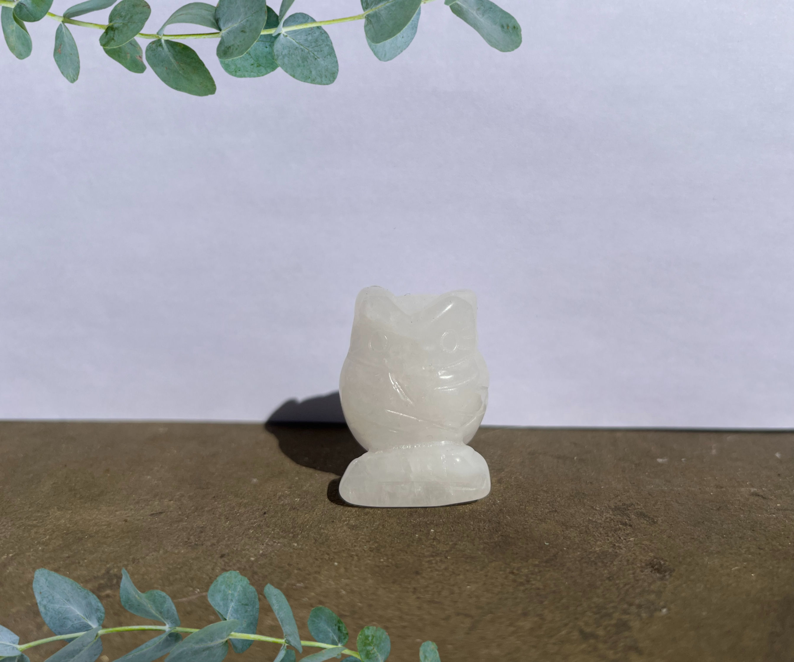 Clear Quartz Owl