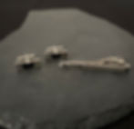 Silver Coloured Cufflink and Tie Pin Set