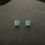 Thumbnail: Turquoise Square Stud Earrings