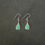 Thumbnail: Turquoise and Silver Teardrop Earrings