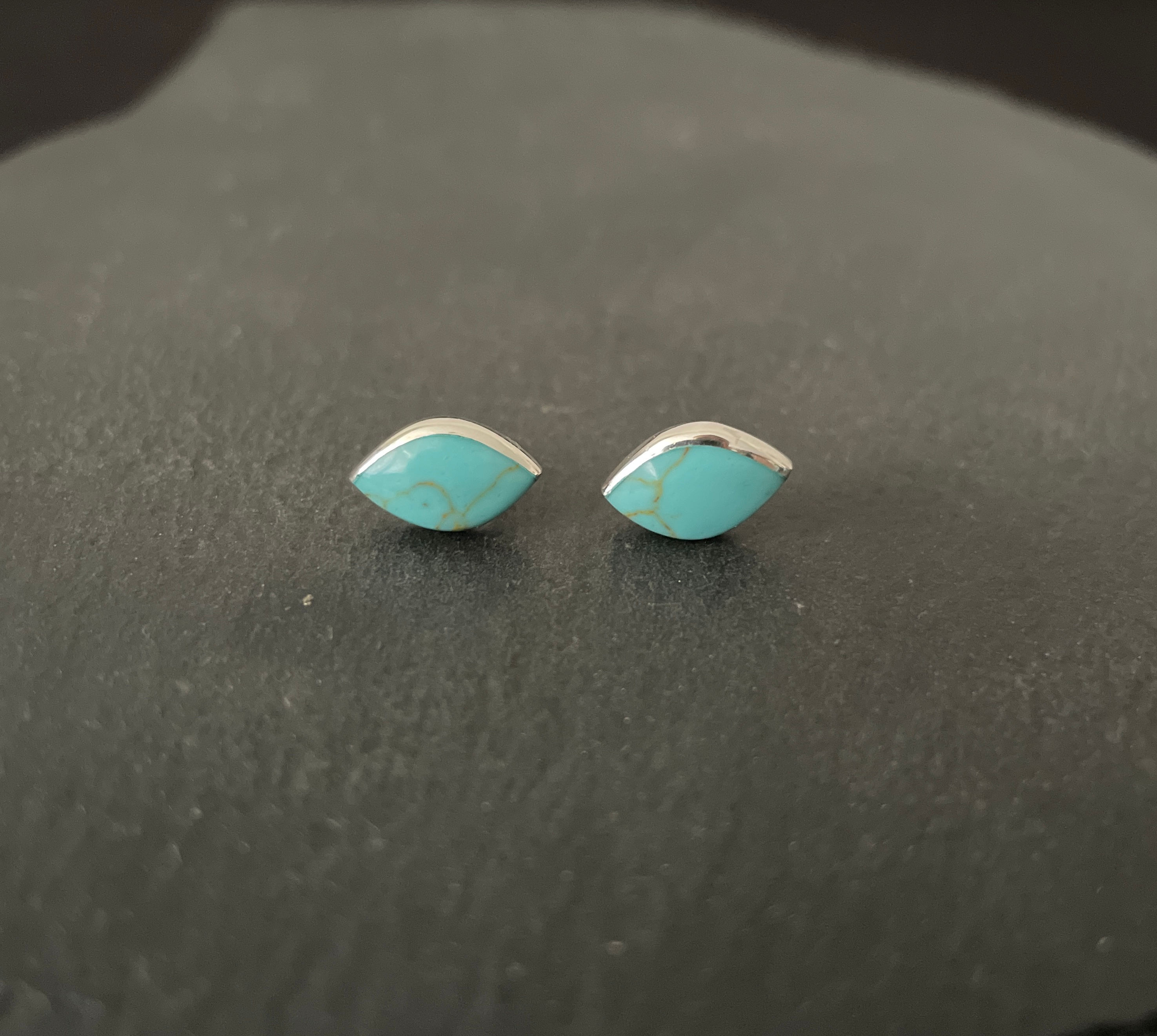 Turquoise Kite Stud Earrings