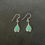 Thumbnail: Turquoise and Silver Teardrop Earrings