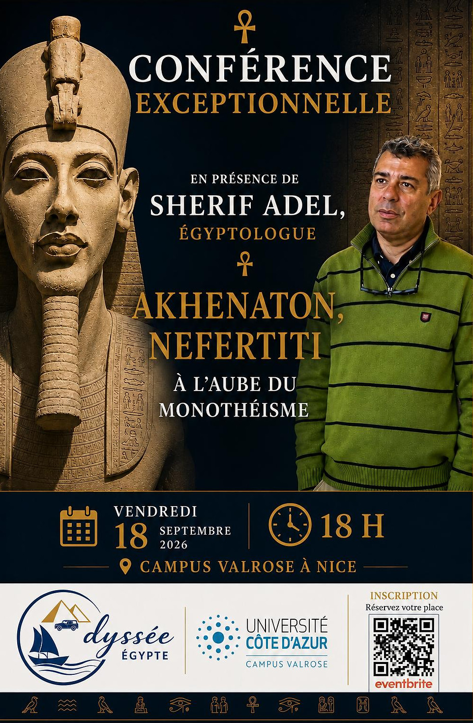 Conférence de Sherif Adel egyptologue