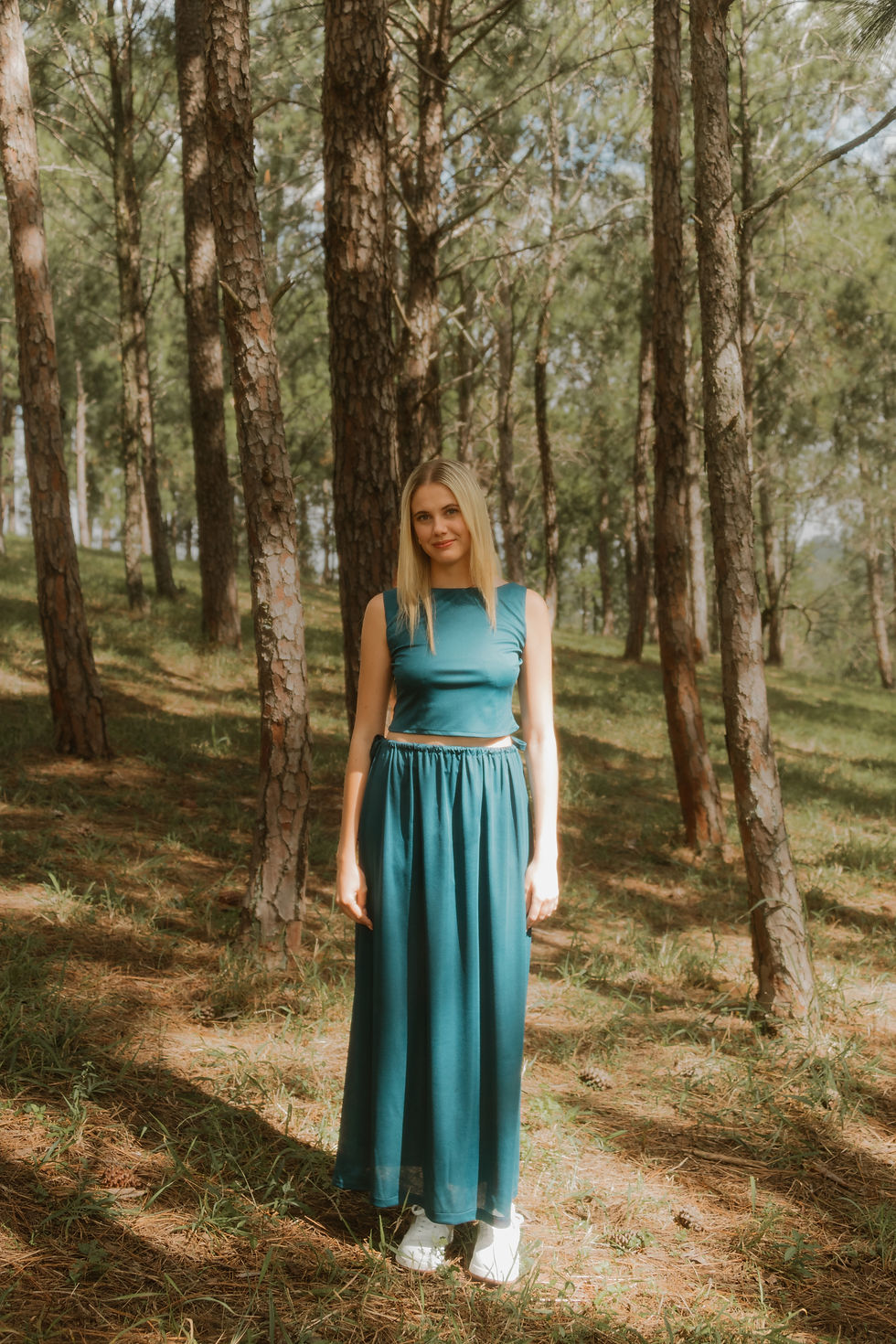 Thumbnail: The Millie Skirt (Turquoise)