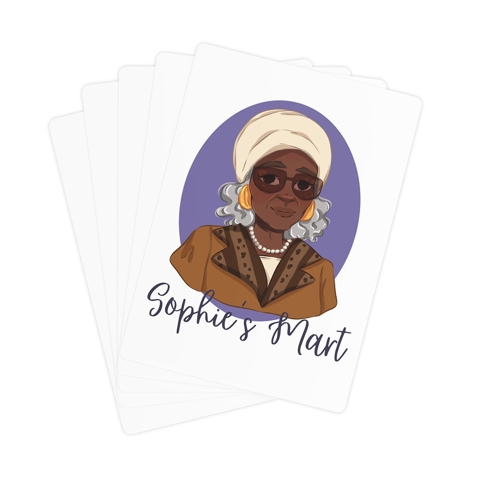 Thumbnail: Playing Cards - Sophie's Mart Branded for Poker Night, Pitty Pat, Spades