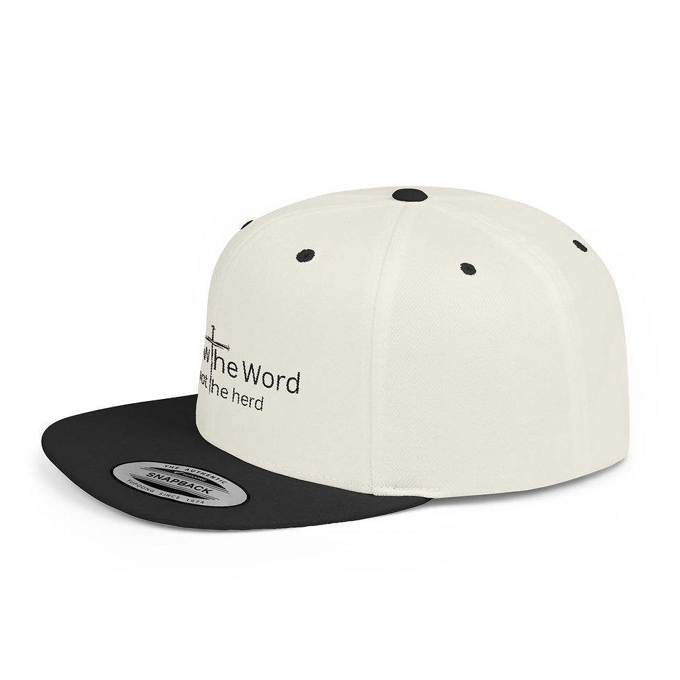 Thumbnail: Follow the Word, Not the Herd — Snapback Hat