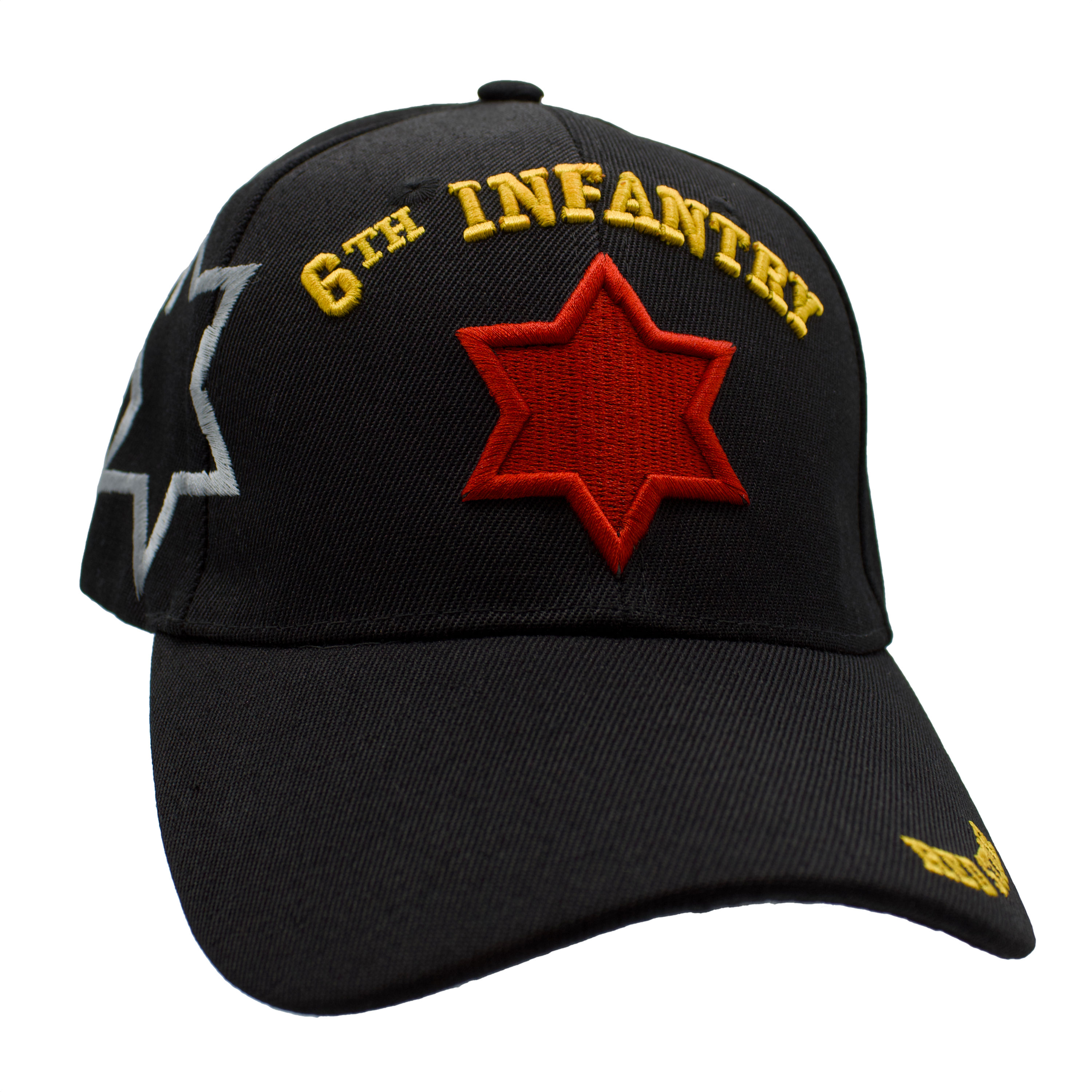 6th Infantry Shadow Cap - Black