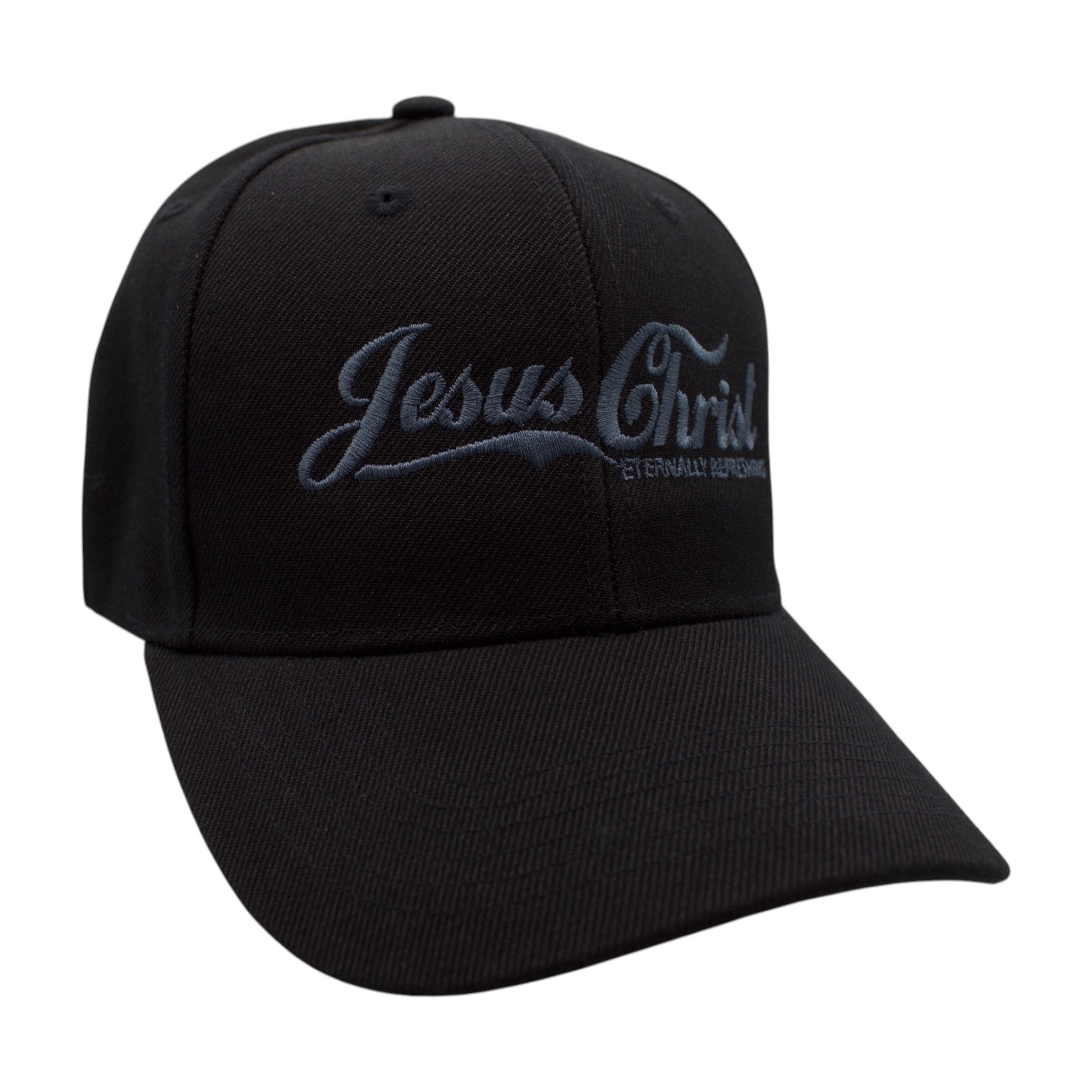 Jesus Christ Eternally Refreshing Cap - Black