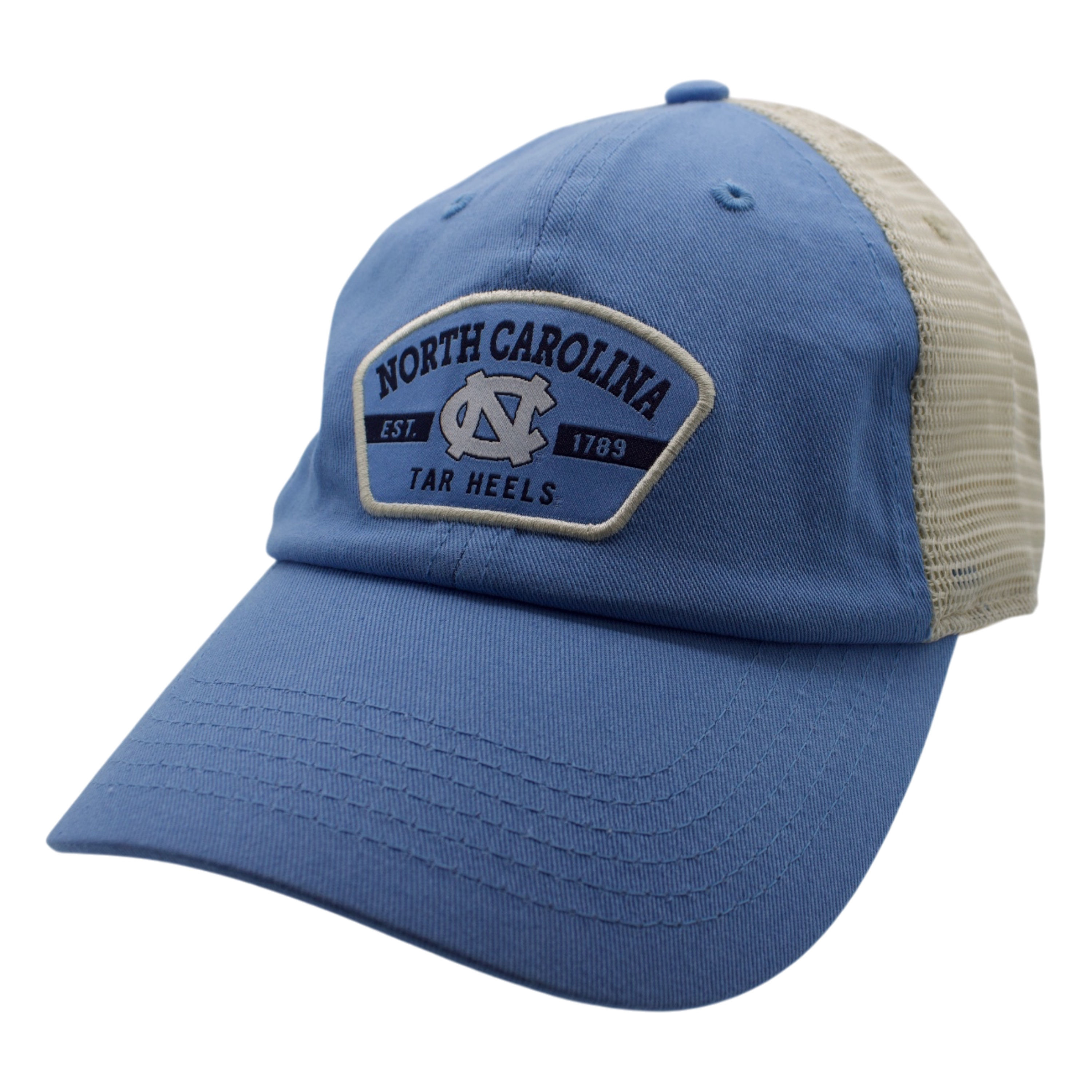 Captivating CHC3 North Carolina Tar Heels Woven Patch Trucker Hat