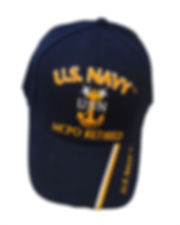 U.S. Navy MCPO Retired Cap - Navy Blue