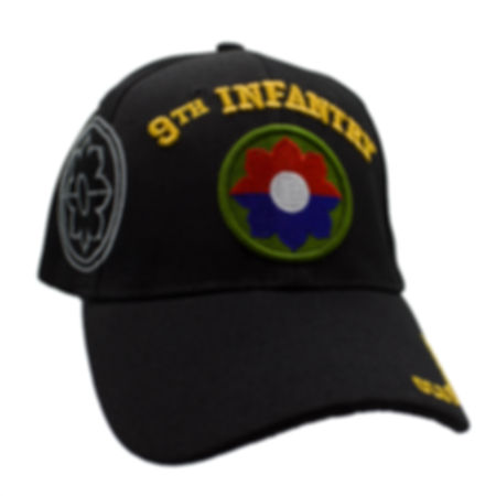 9th Infantry Shadow Cap - Black