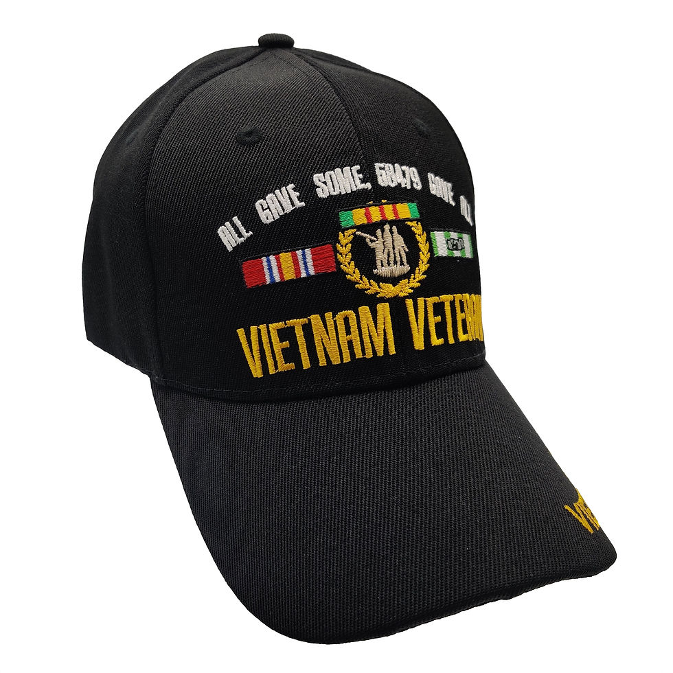 Thumbnail: Vietnam Veteran All Gave Some 58479 Gave All Cap - Black