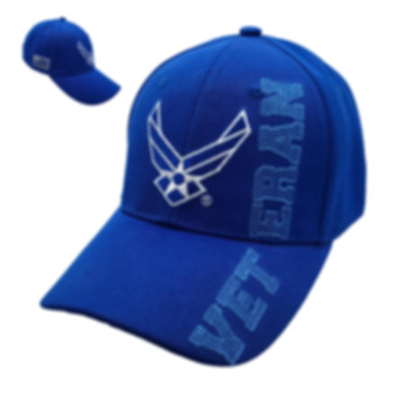 Air Force Logo w/ Veteran VRS Cap - Royal Blue