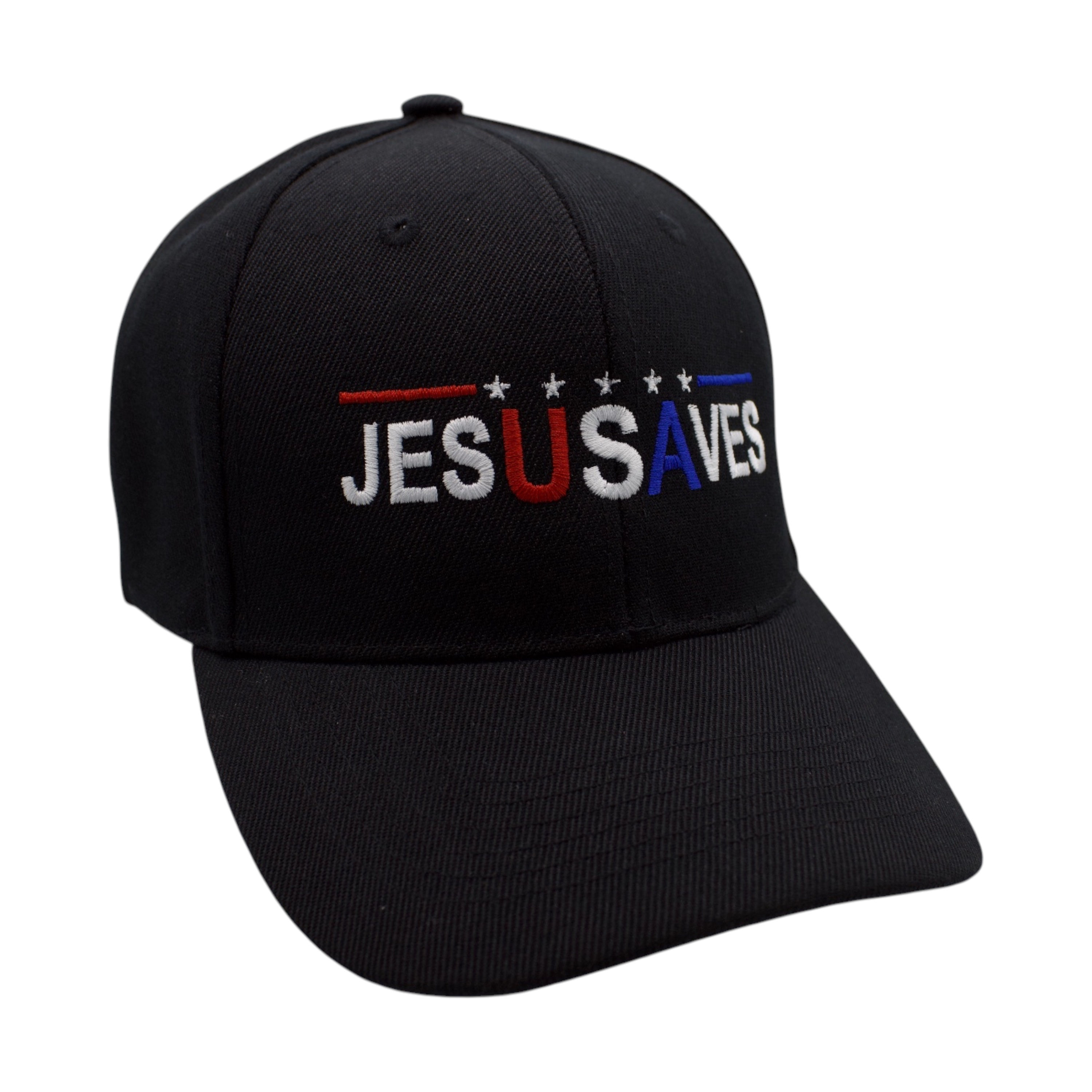 Jesus Saves Cap - Black