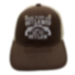 Thumbnail: When Guns Are Outlawed Trucker Hat - Brown/Khaki (6 Pieces)